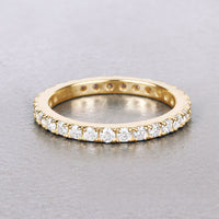 1.00 Carat Lab Grown Diamond 14K Yellow Gold Ring