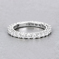 1.50 Carat Lab Grown Diamond 14K White Gold Ring