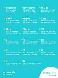 Simple Joys by Carter's Boys' 6-Piece Snug Fit Cotton Pajama Set 18 Months Dinosaur/Shark/Surfer/Stripe - # BOAA11710013