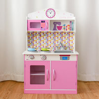 Kids Wooden Pretend Cooking Playset Cookware