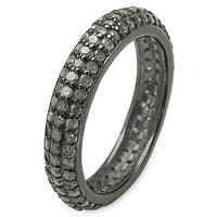 1.40 Carat Genuine TLB Diamond .925 Sterling Silver Ring