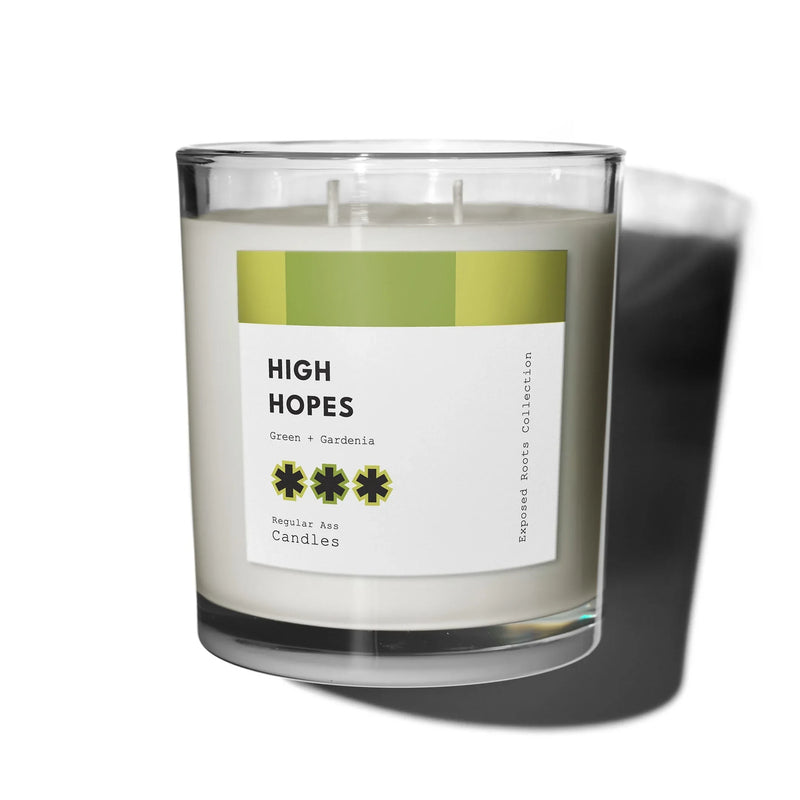 High Hopes, Green + Gardenia 11oz Candle - BIG FRENCHIES