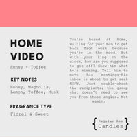 Home Video, Honey + Toffee 11oz Candle - BIG FRENCHIES