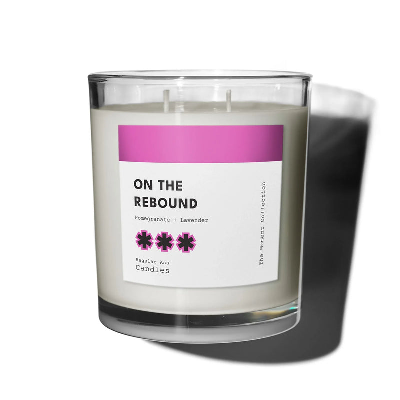 On the Rebound, Pomegranate + Lavender 11oz Candle - BIG FRENCHIES