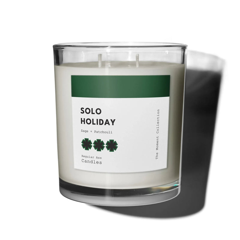 Solo Holiday, Sage + Patchouli 11oz Candle - BIG FRENCHIES
