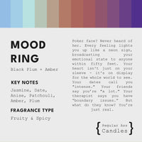Mood Ring, Black Plum + Amber 11oz Candle - BIG FRENCHIES