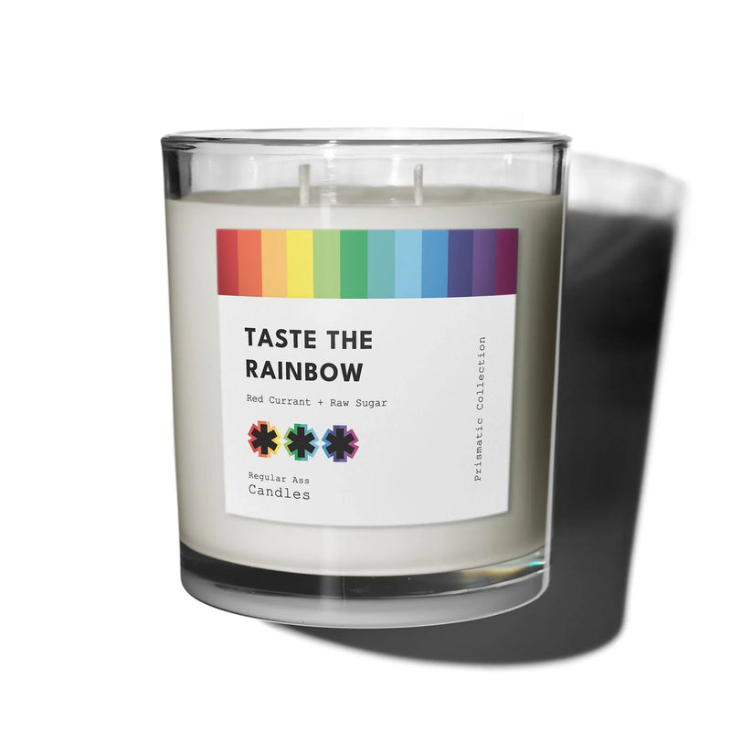 Taste the Rainbow, Red Currant + Pink Sugar 11oz Candle - BIG FRENCHIES