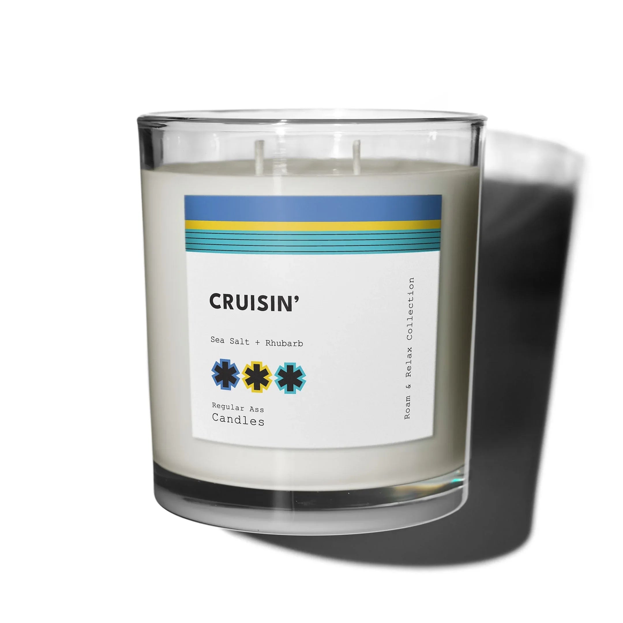 Cruisin', Sea Salt + Rhubarb 11oz Candle - BIG FRENCHIES