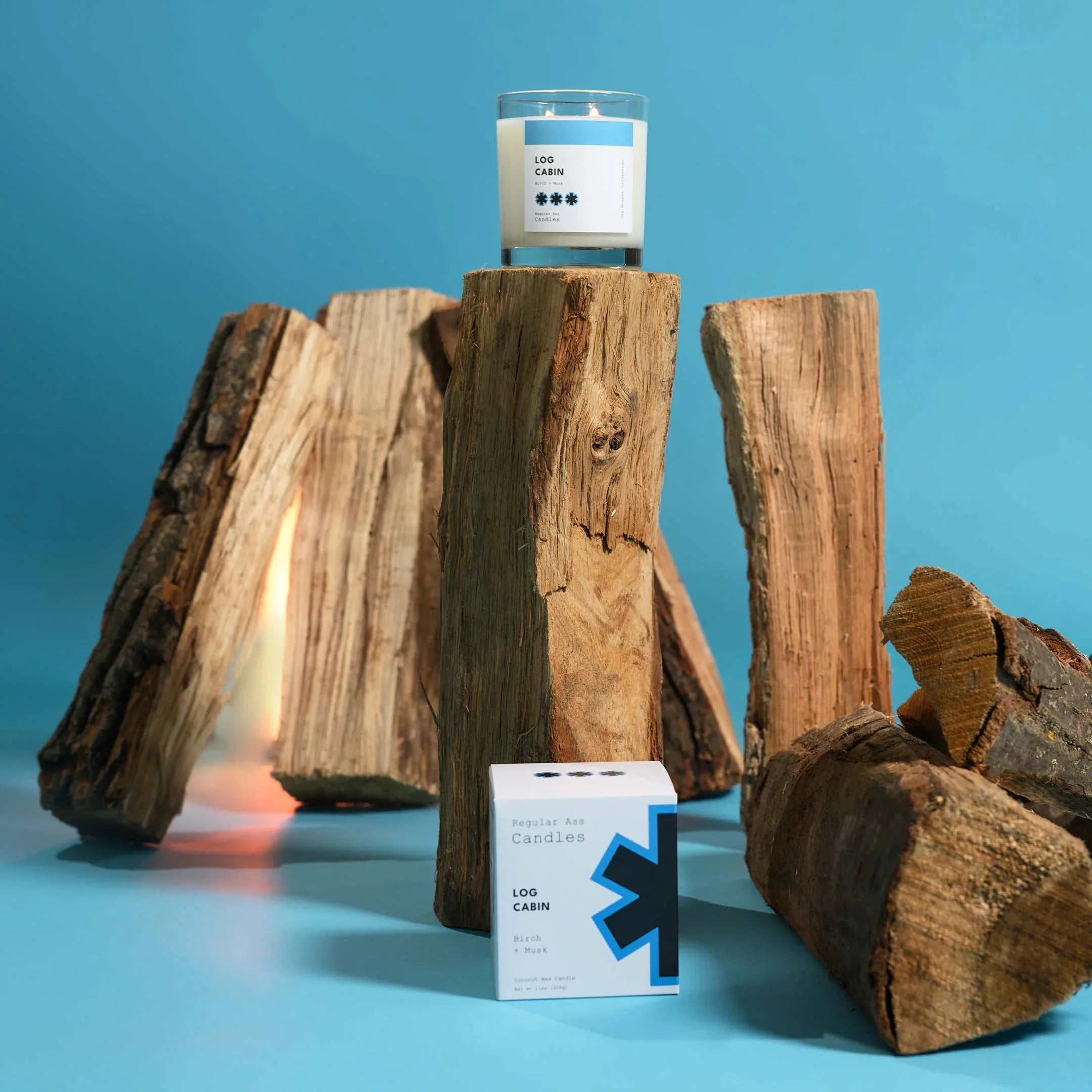 Log Cabin, Birch + Musk 11oz Candle - BIG FRENCHIES