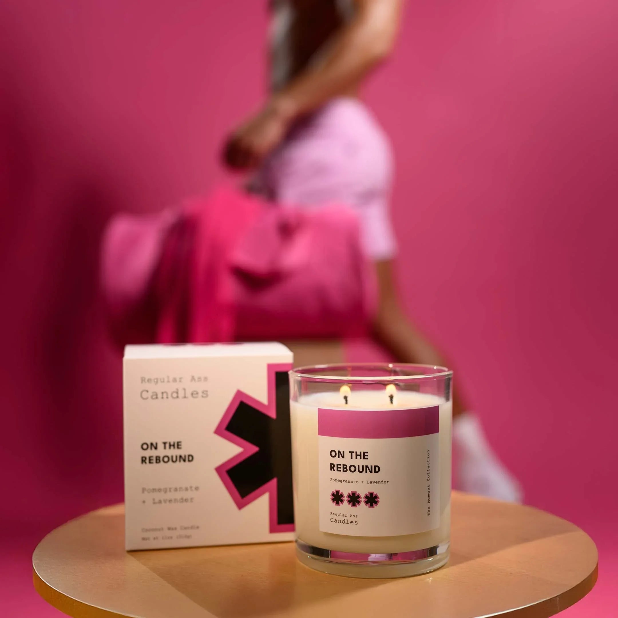On the Rebound, Pomegranate + Lavender 11oz Candle - BIG FRENCHIES