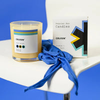 Cruisin', Sea Salt + Rhubarb 11oz Candle - BIG FRENCHIES