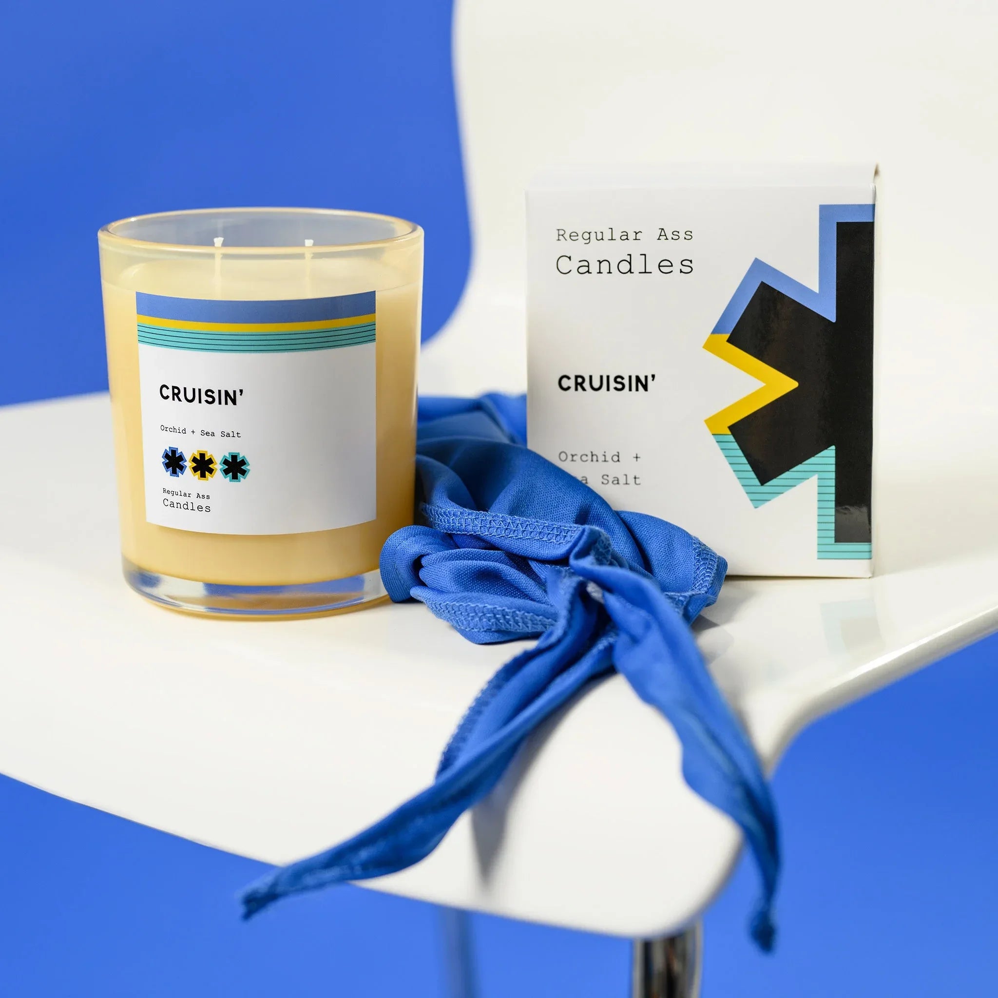 Cruisin', Sea Salt + Rhubarb 11oz Candle - BIG FRENCHIES