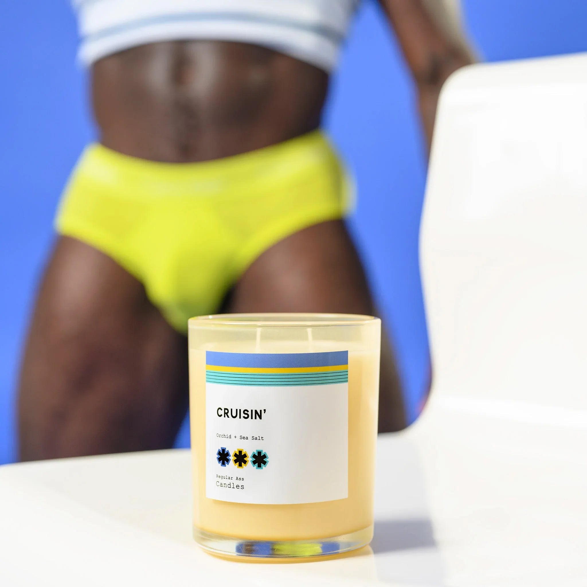 Cruisin', Sea Salt + Rhubarb 11oz Candle - BIG FRENCHIES