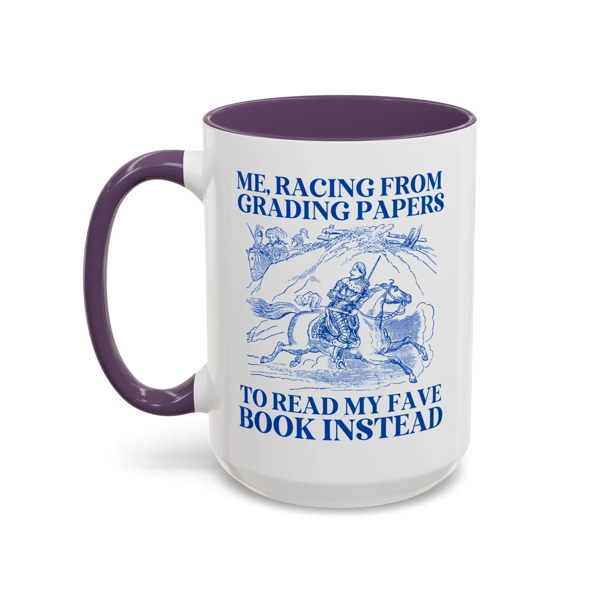 Racing from Grading Papers Mug - BIG FRENCHIES