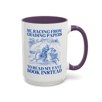 Racing from Grading Papers Mug - BIG FRENCHIES