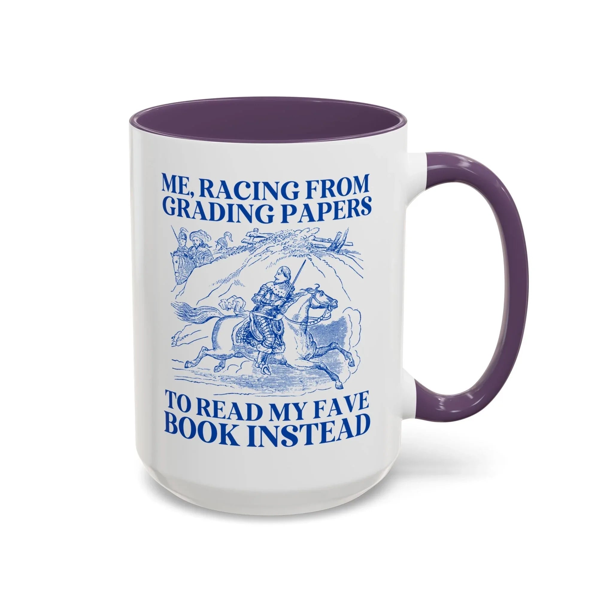 Racing from Grading Papers Mug - BIG FRENCHIES