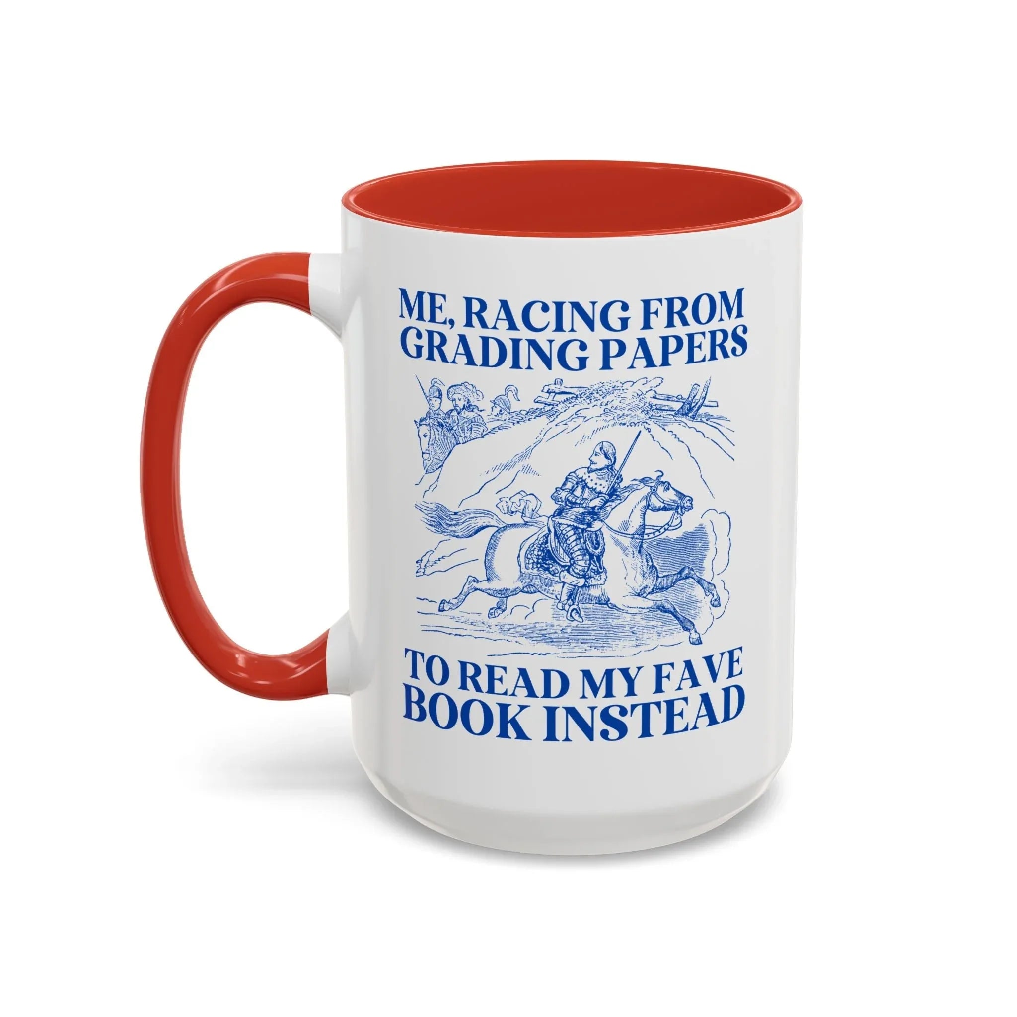 Racing from Grading Papers Mug - BIG FRENCHIES