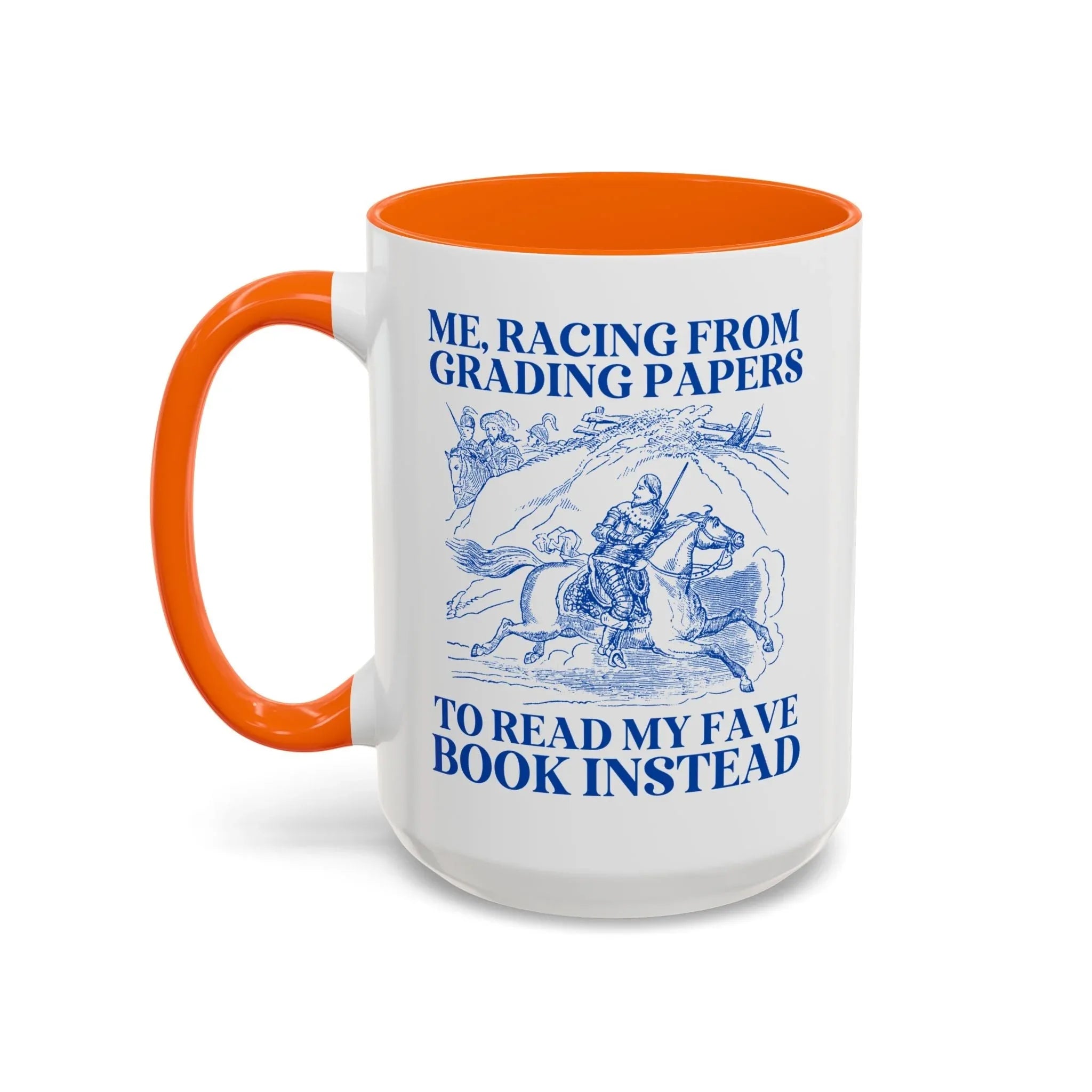 Racing from Grading Papers Mug - BIG FRENCHIES
