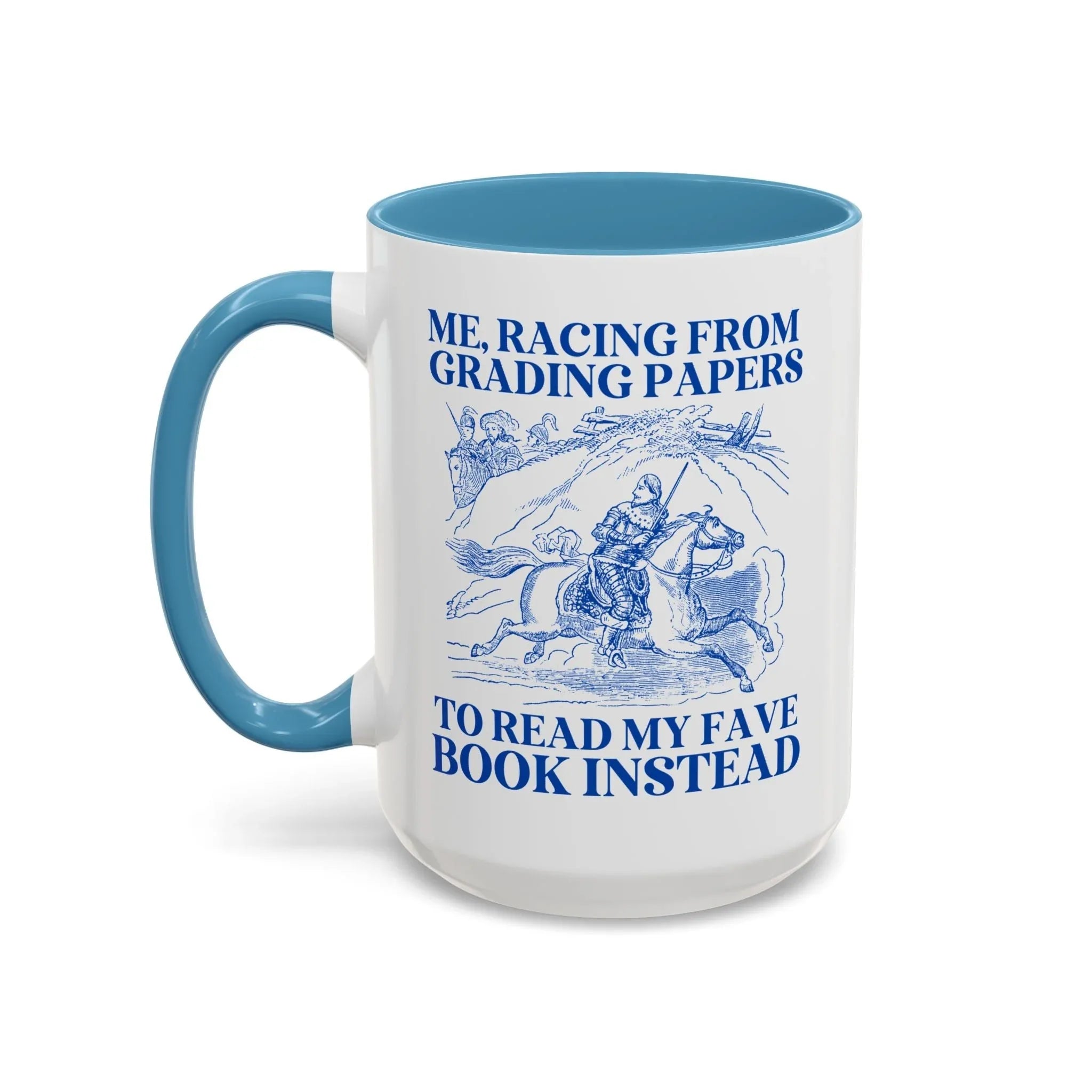 Racing from Grading Papers Mug - BIG FRENCHIES
