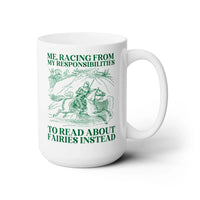 Racing to Read About Fairies Coffee Mug - BIG FRENCHIES