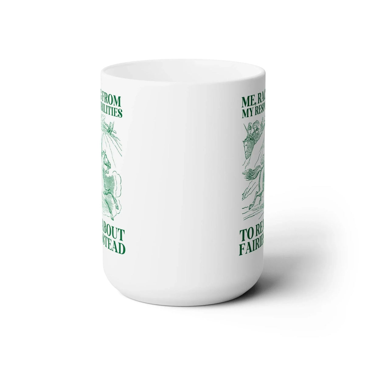 Racing to Read About Fairies Coffee Mug - BIG FRENCHIES