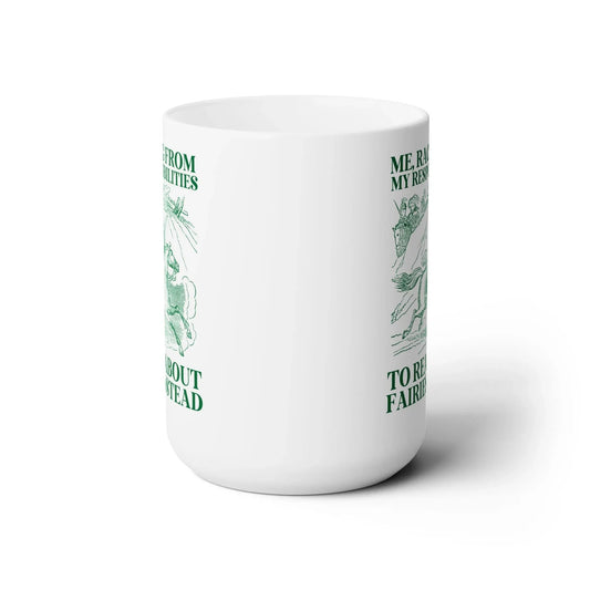 Racing to Read About Fairies Coffee Mug - BIG FRENCHIES