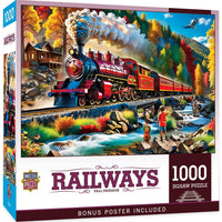 Railways - Fall Passage 1000 Piece Jigsaw Puzzle by Masterpieces Puzzles - BIG FRENCHIES