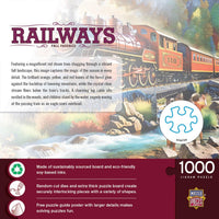Railways - Fall Passage 1000 Piece Jigsaw Puzzle by Masterpieces Puzzles - BIG FRENCHIES