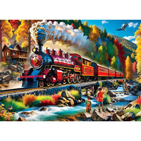Railways - Fall Passage 1000 Piece Jigsaw Puzzle by Masterpieces Puzzles - BIG FRENCHIES