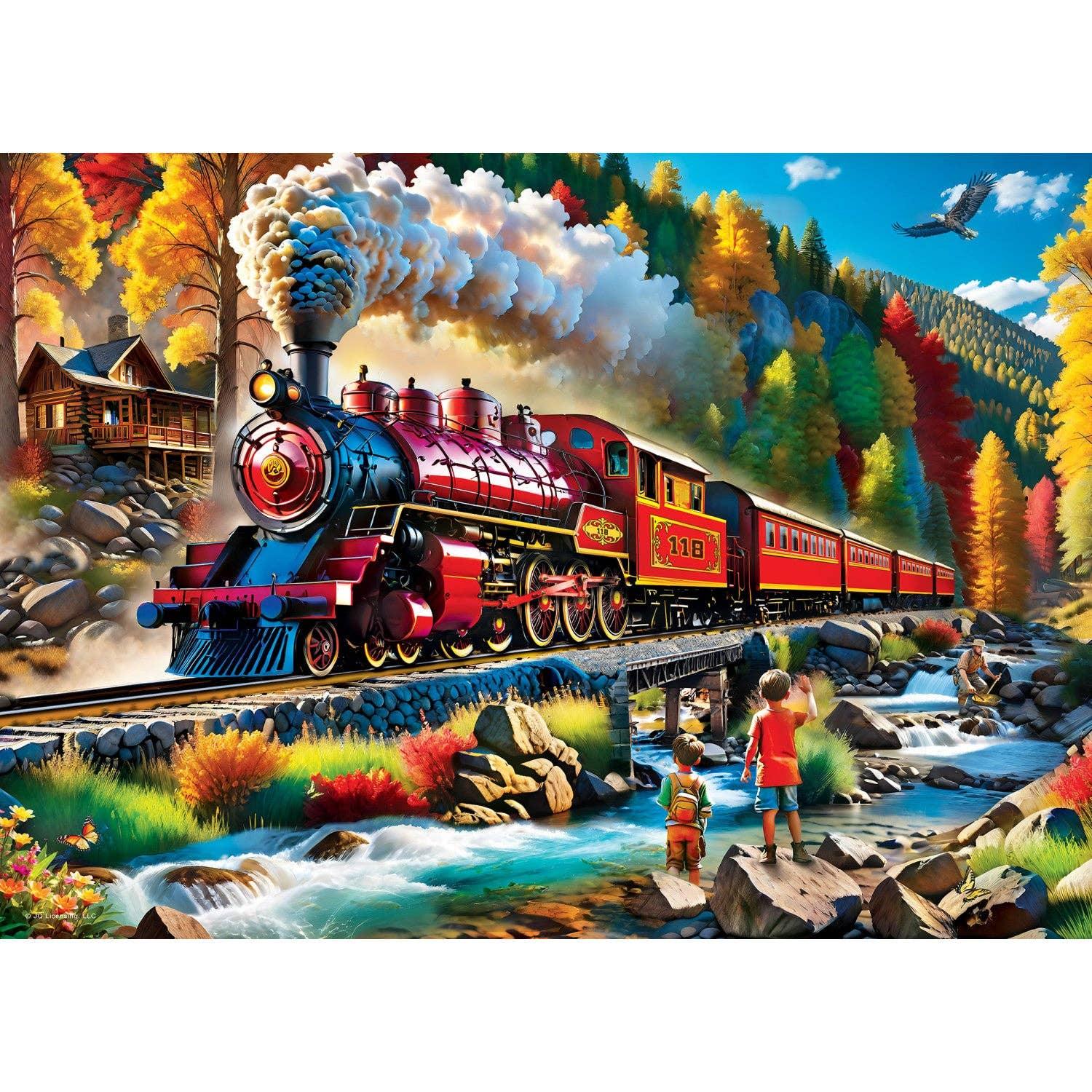 Railways - Fall Passage 1000 Piece Jigsaw Puzzle by Masterpieces Puzzles - BIG FRENCHIES
