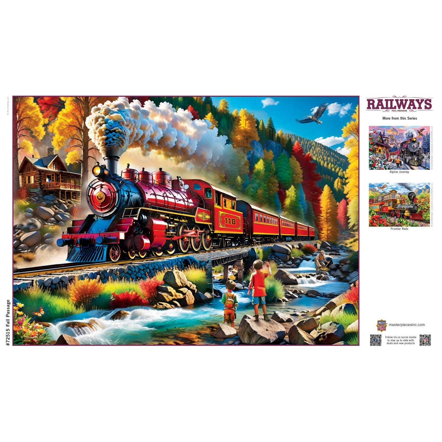 Railways - Fall Passage 1000 Piece Jigsaw Puzzle by Masterpieces Puzzles - BIG FRENCHIES