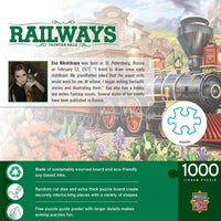 Railways Frontier Rails 1000 Piece Jigsaw Puzzle by Masterpieces - BIG FRENCHIES