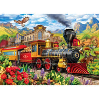 Railways Frontier Rails 1000 Piece Jigsaw Puzzle by Masterpieces - BIG FRENCHIES