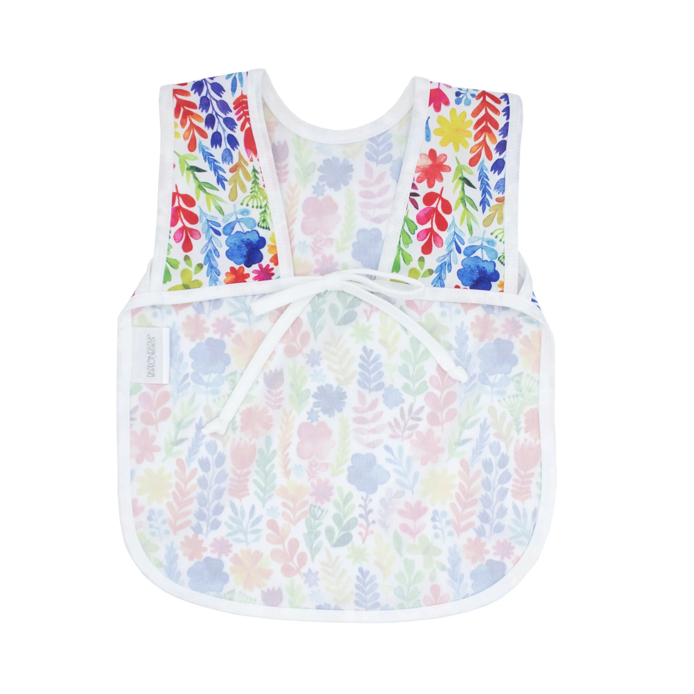 Rainbow Watercolor Floral Bapron - BIG FRENCHIES