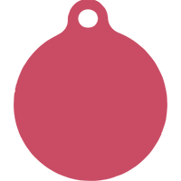 Rainbow Stripes HD Dog ID Tag
