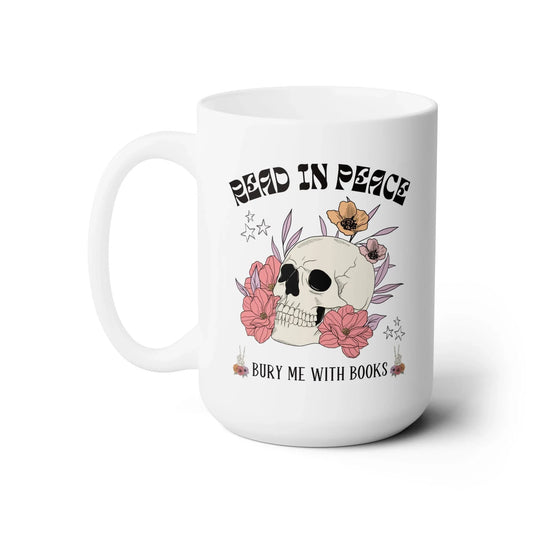 Read in Peace Skull Mug - BIG FRENCHIES