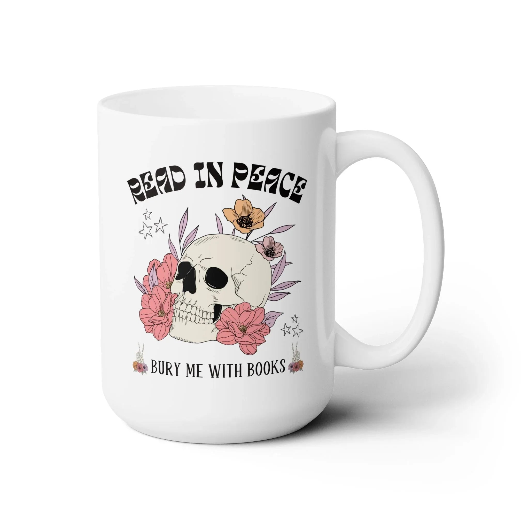 Read in Peace Skull Mug - BIG FRENCHIES
