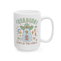 Reading is Out of This World: Funny Bookish Alien Mug - BIG FRENCHIES