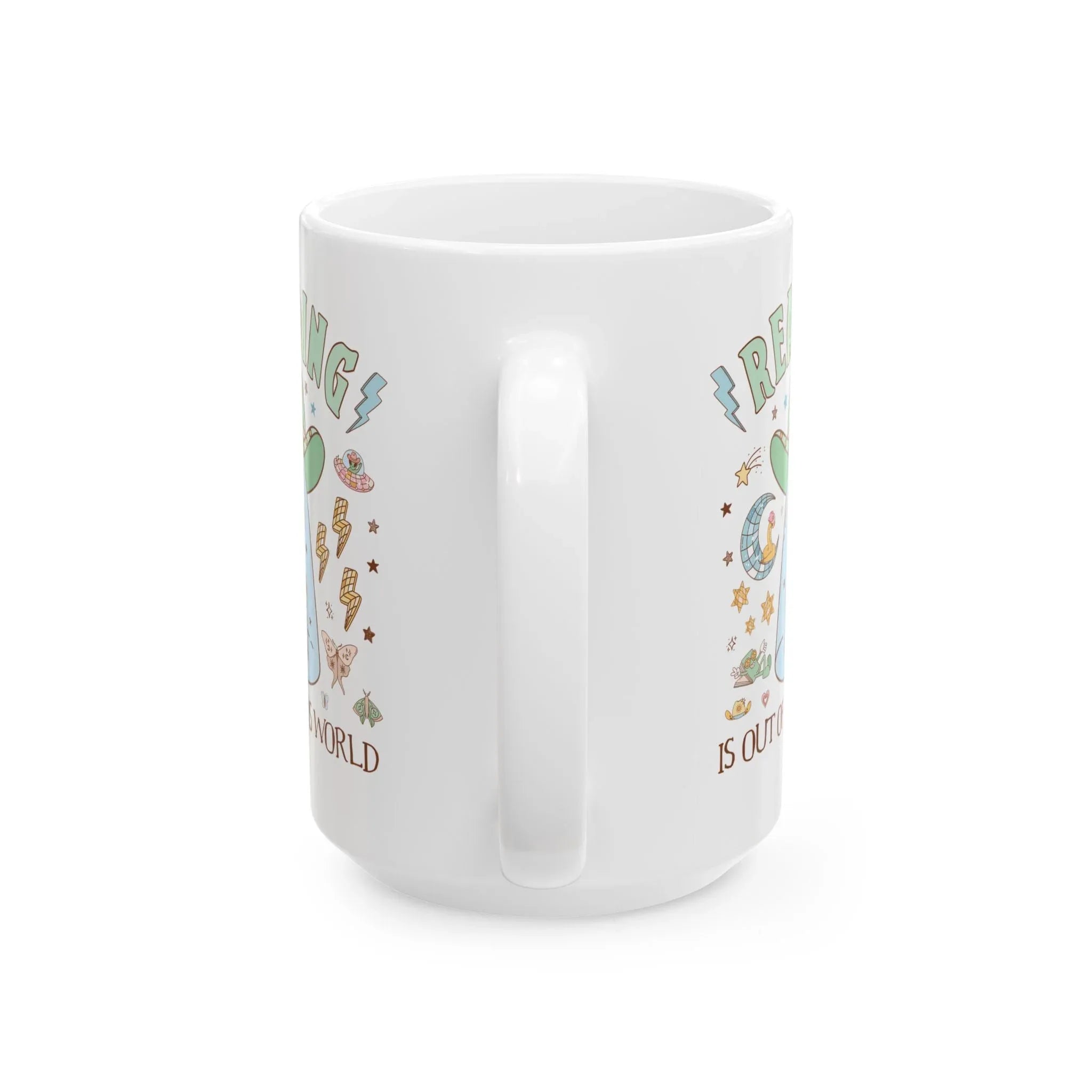 Reading is Out of This World: Funny Bookish Alien Mug - BIG FRENCHIES