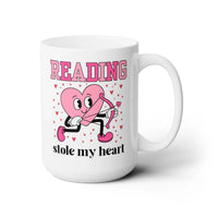 Reading Stole My Heart: Bookish Valentine's Day Mug - BIG FRENCHIES