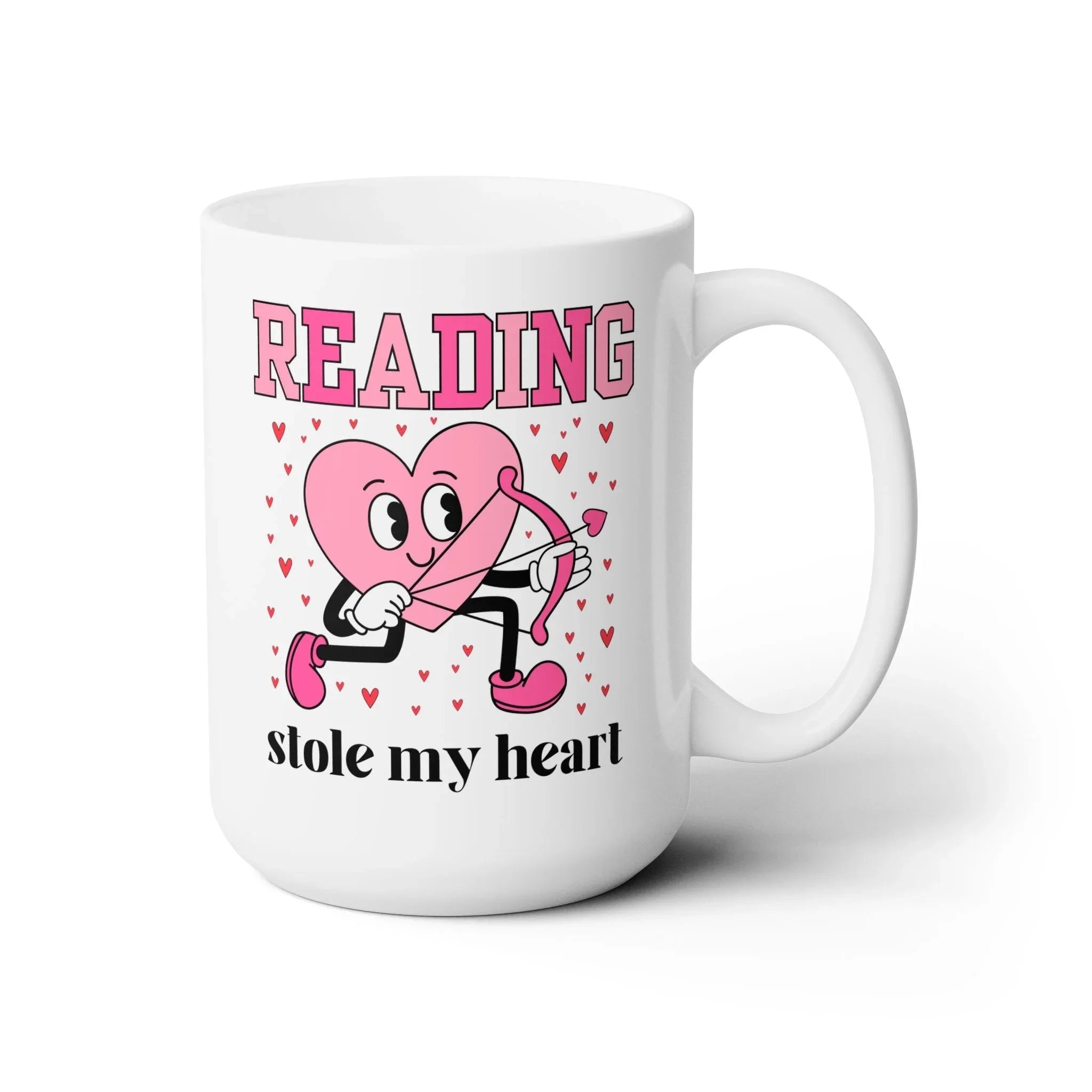 Reading Stole My Heart: Bookish Valentine's Day Mug - BIG FRENCHIES