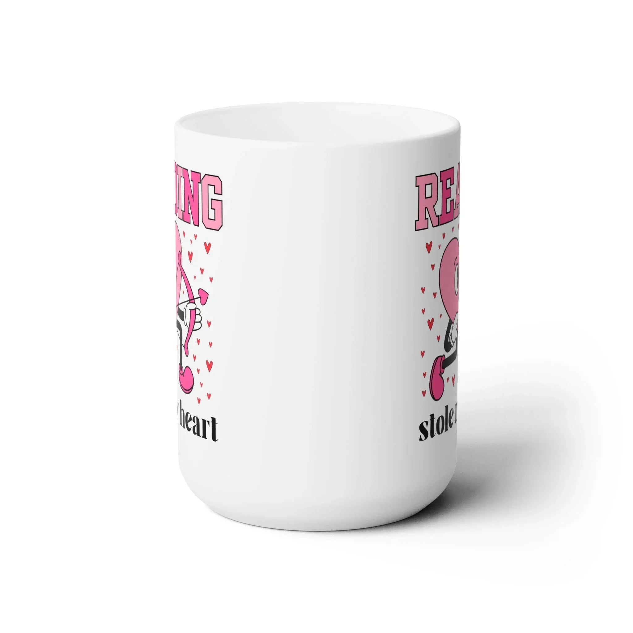 Reading Stole My Heart: Bookish Valentine's Day Mug - BIG FRENCHIES