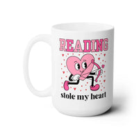 Reading Stole My Heart: Bookish Valentine's Day Mug - BIG FRENCHIES
