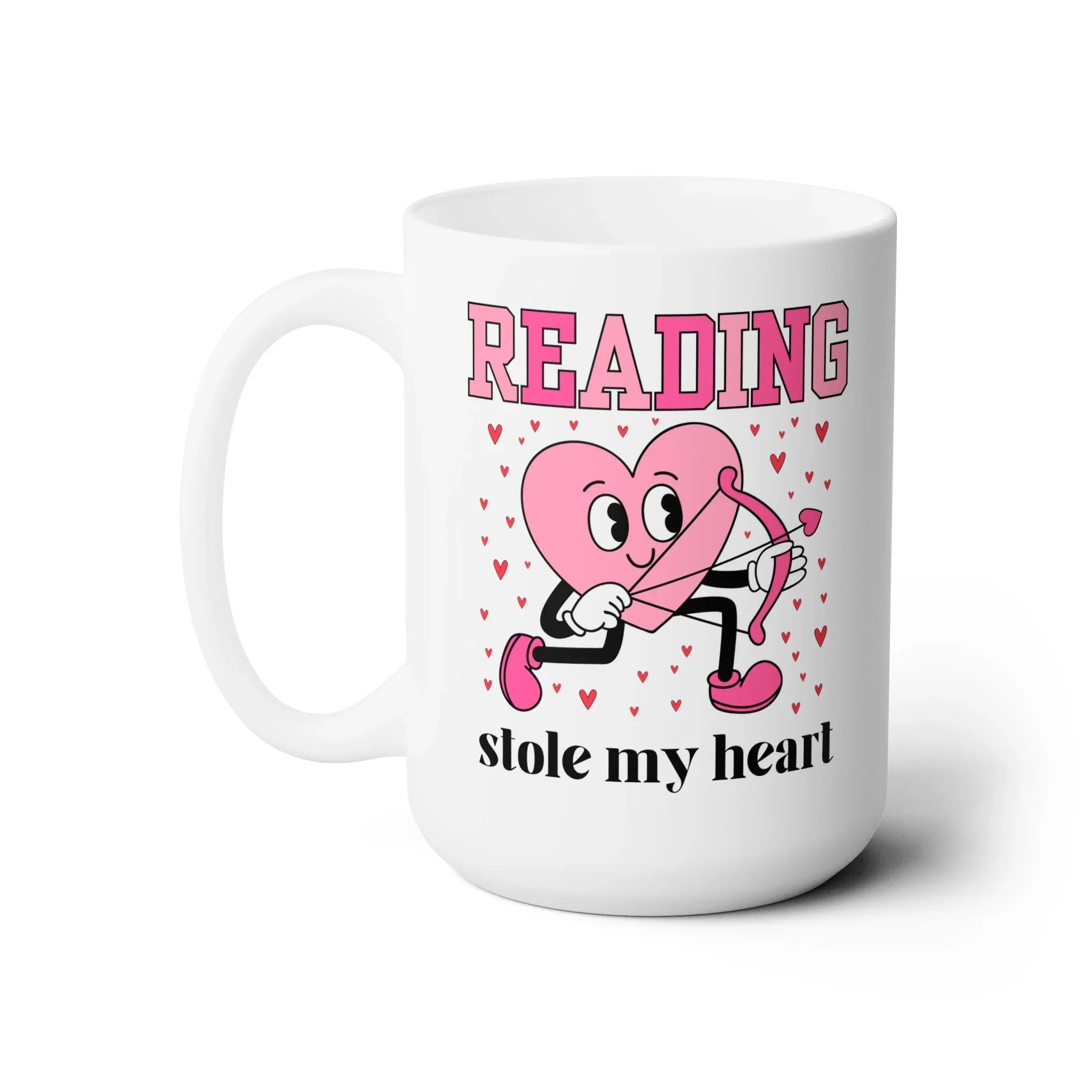Reading Stole My Heart: Bookish Valentine's Day Mug - BIG FRENCHIES
