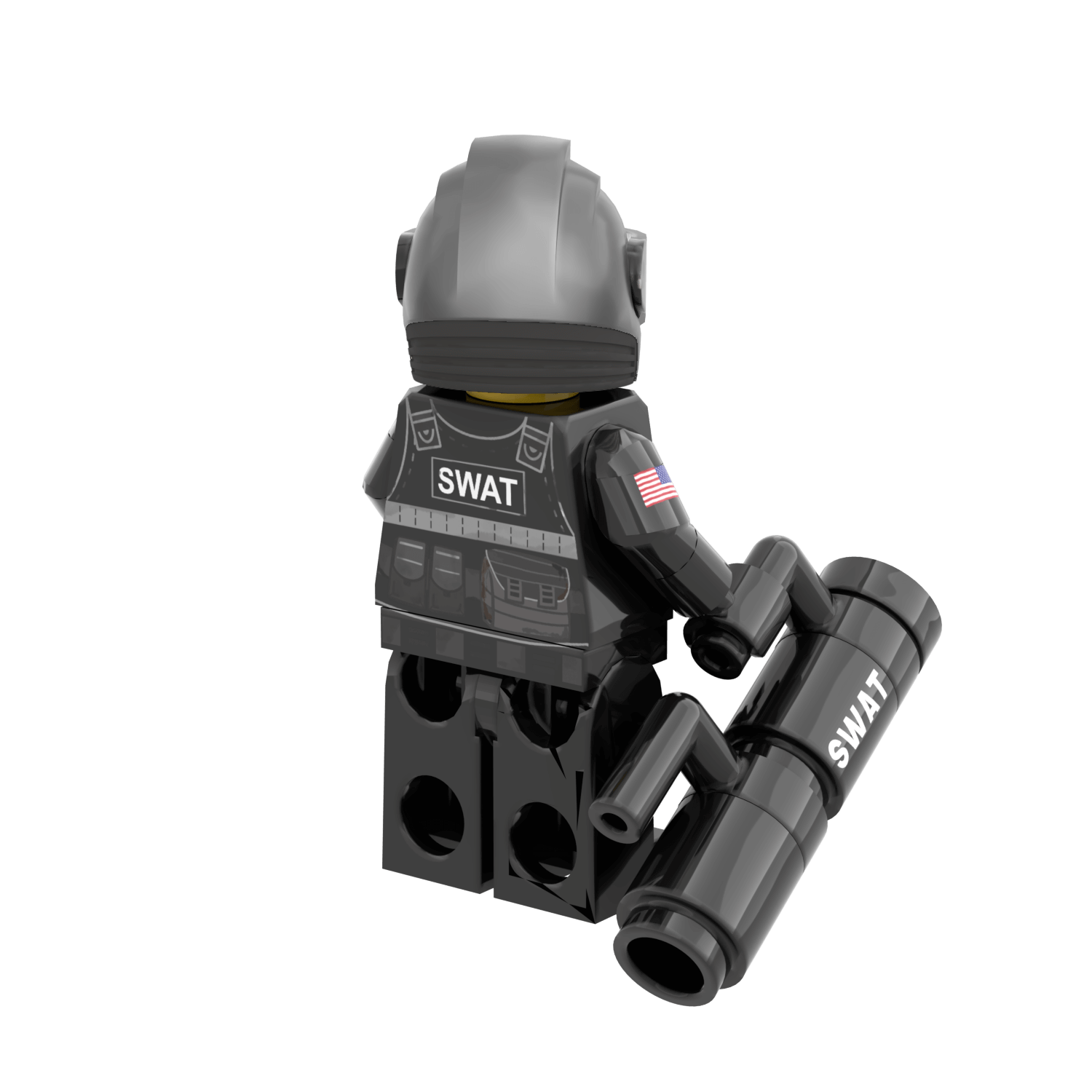 SWAT Operator, Breach & Entry Specialist - Custom Minifig - Made Using LEGO® Parts