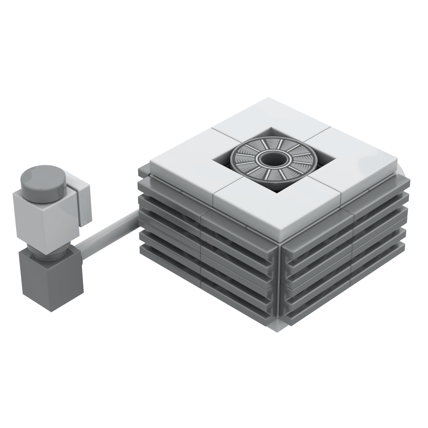 Air Conditioning Unit - AC - Build Kit - Custom Set - Made Using LEGO® Parts & Pieces