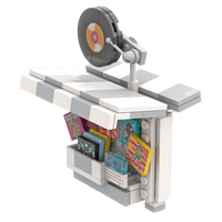 Record Kiosk  - Market Stall - Custom Build Kit - Made Using LEGO® Parts
