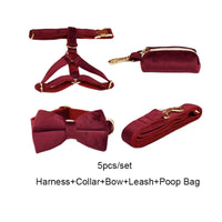 Personalized Red Wine Velvet Classic Set
