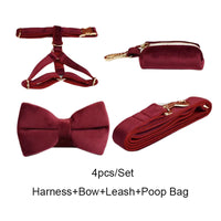 Personalized Red Wine Velvet Classic Set