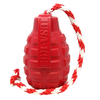 USA-K9 Grenade Rubber Dog Chew Toy | K9 Handler Reward Toy | Blue | USA Made - BIG FRENCHIES